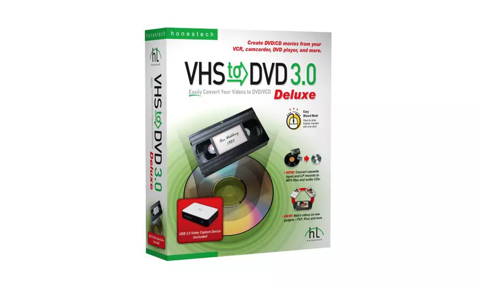Honestech VHS to DVD 3.0 Deluxe Software - Primary Image