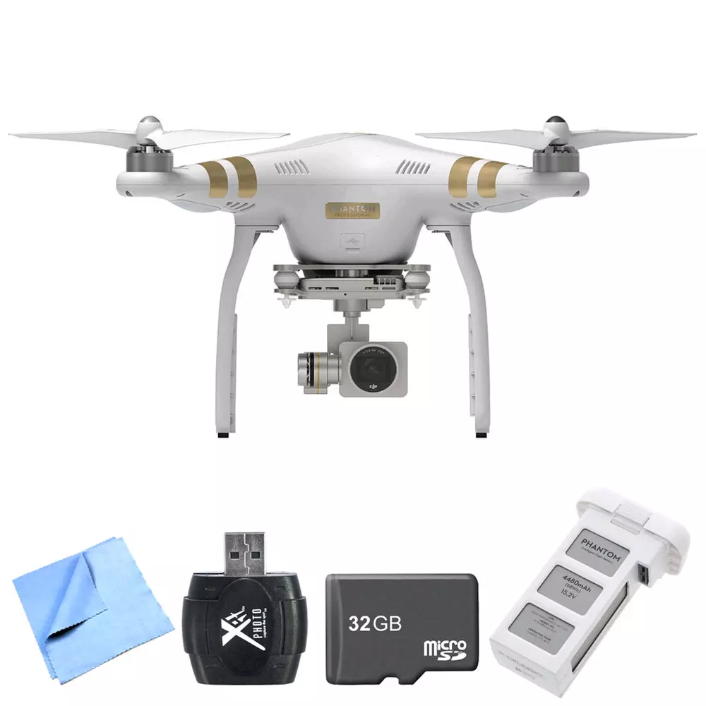 DJI Phantom 3 Standard or Professional Quadcopter Drones - Second Medium