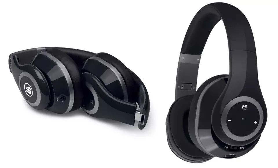Urban Beatz Producer Wireless Bluetooth Headphones with Microphone and 12-Hour Rechargeable Battery - Primary Image