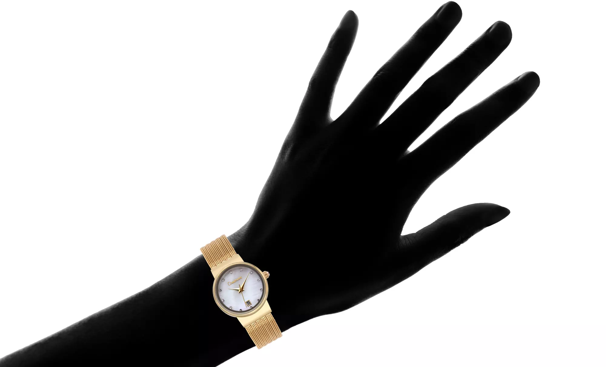 Chaumont Dessay Women's Mother of Pearl Watch with Swarovski Elements Crystals - Second Medium