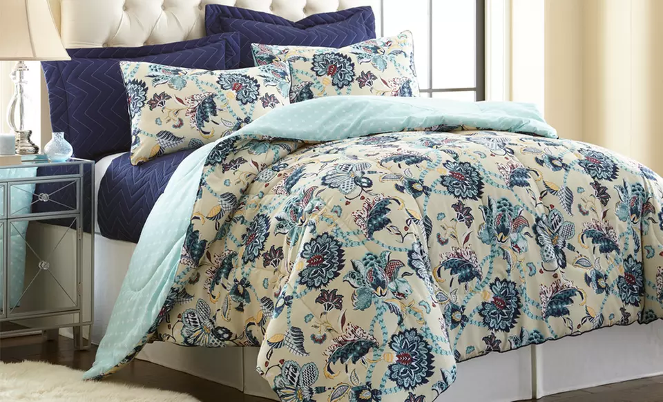 6-Piece Reversible Comforter-and-Coverlet Sets - Primary Image