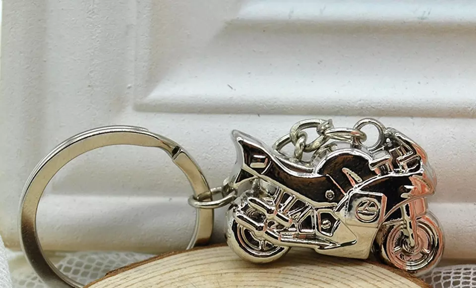 Sporty Motorcycle Keychain - Second Medium