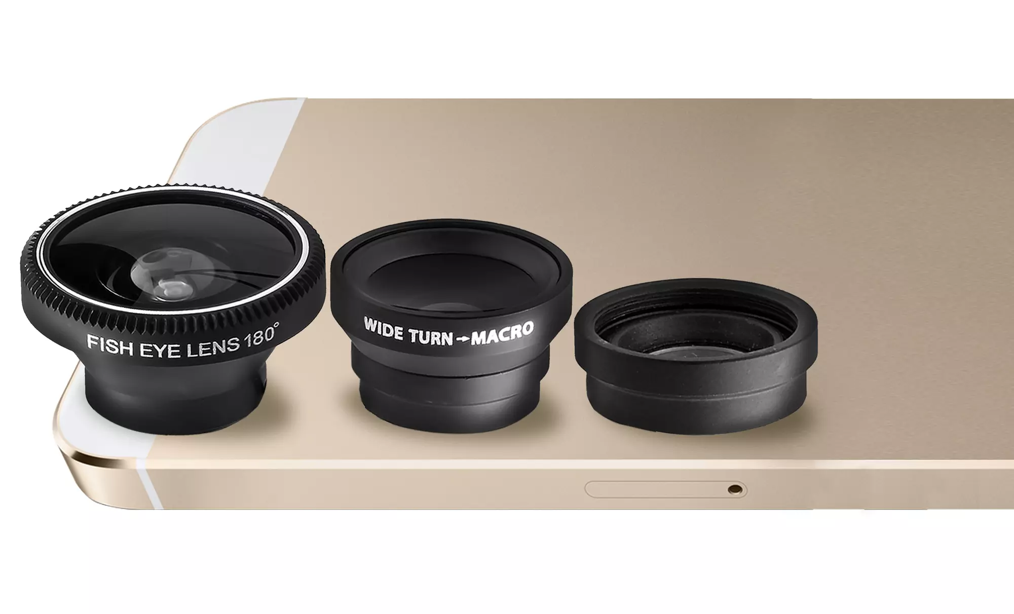 Aduro 3-Piece Camera Lens Kit for Apple iPhones - Primary Image