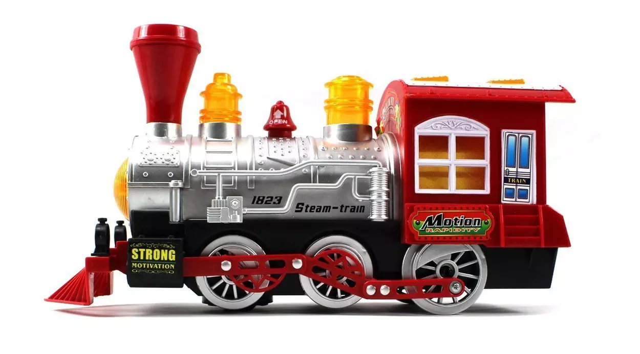 Bubble-Blowing Bump & Go Toy Train Engine - Second Medium