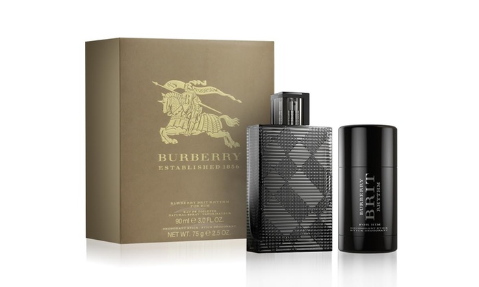 burberry brit rhythm for him gift set