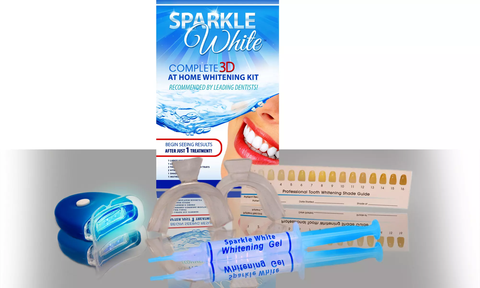 Sparkle White Complete 3D Home Teeth Whitening Kit - Primary Image
