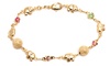 18k Gold Plated Elephant Anklet With Swarovski Elements