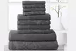 10-Piece 100% Egyptian Cotton Jacquard Towel Set - Second Medium