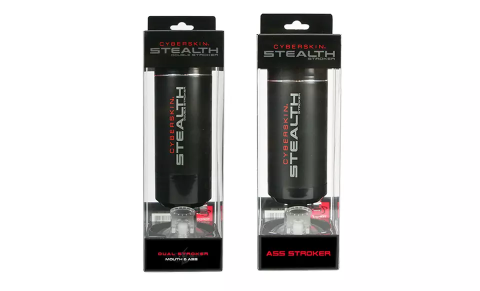 Cyberskin Stealth Anal or Anal and Oral Stroker with Removable Mount - Primary Image