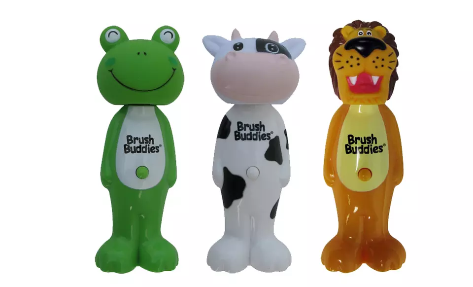 Brush Buddies Poppin Toothbrush 3-Pack - Primary Image