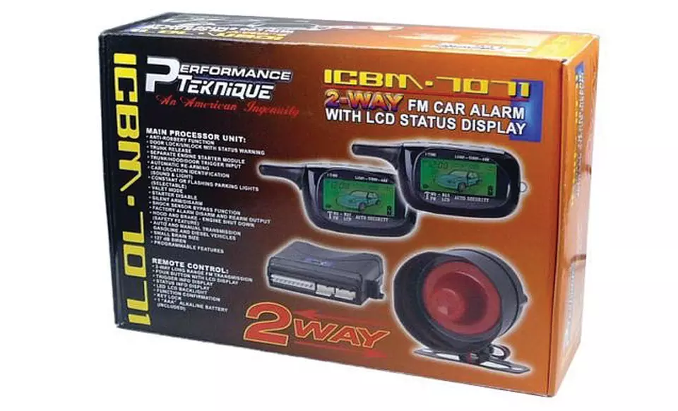 Performance Teknique 2-Way Car Alarm System w/ Remote Start - Second Medium