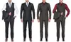 Verno Men’s Wool Slim-Fit Pinstripe Double-Breasted Suits (3-Piece)