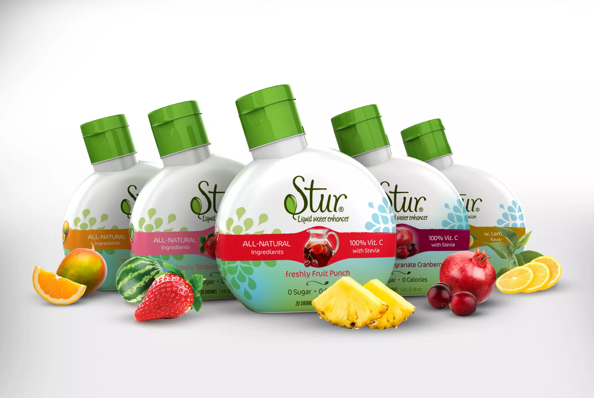 All-Natural Stur Water Enhancers Variety Pack 100 Total Servings - Primary Image