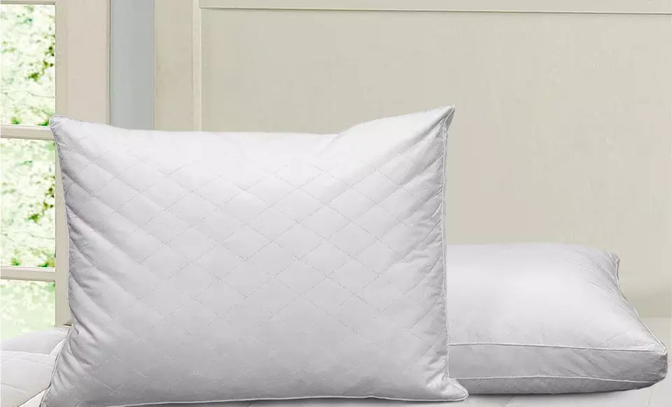 Hotel Peninsula Quilted Feather Pillows with 2" Gusset (2 Pack) - Primary Image