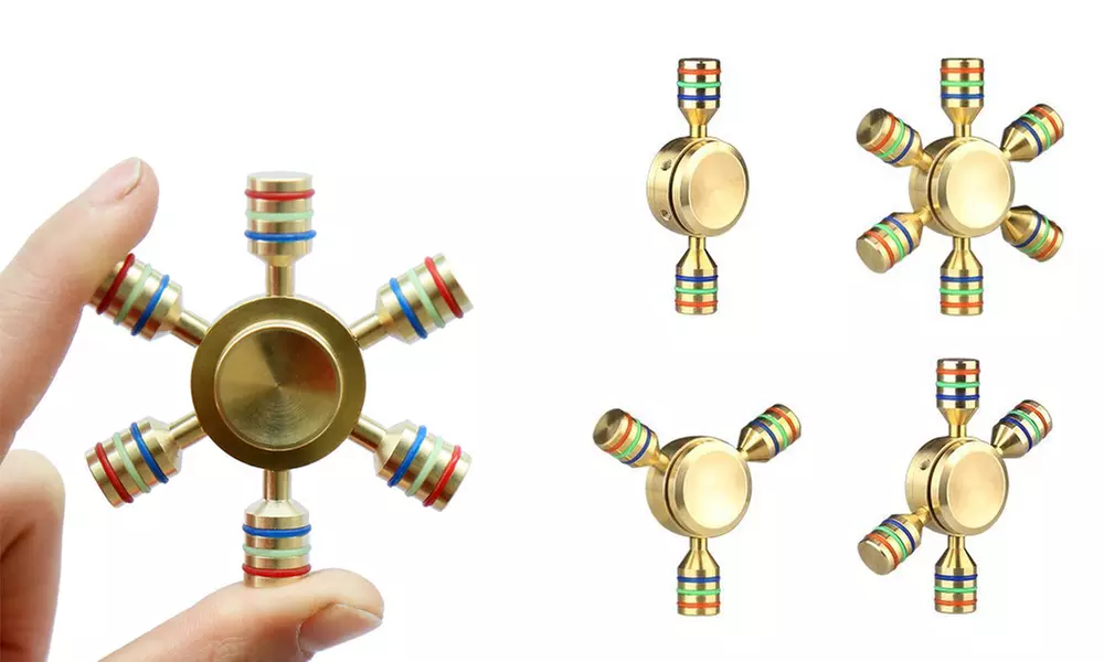 WalvoDesign 6-Blades Detachable Fidget Spinner - Primary Image