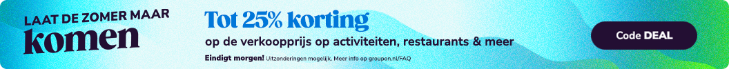 Gebruik code DEAL en krijg tot 25% korting op Lokaal. Eindigt morgen. Uitzonderingen mogelijk.