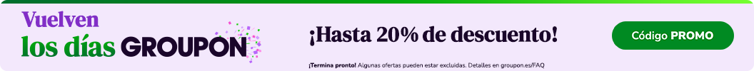 Hasta 20% de dto. en toda la página! Código: PROMO