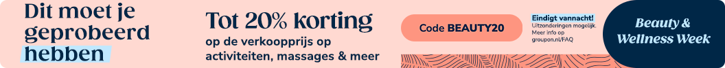 Gebruik code BEAUTY20 en krijg tot 20% korting op Lokaal. Eindigt vannacht. Uitzonderingen mogelijk.