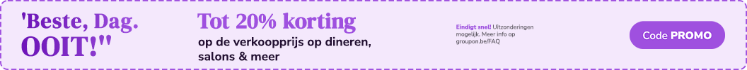 Tot 20% korting op Lokaal en Producten. Code: PROMO