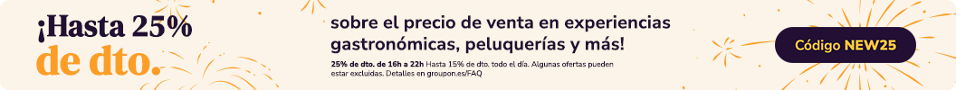 16h a 22h - Nuevo Comienzo, Grandes Ahorros: ¡Hasta un 25% de Descuento para 2025! Código: NEW25