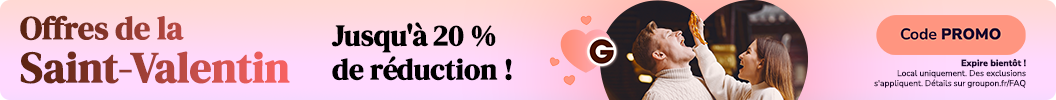 Rendez la Saint-Valentin inoubliable avec des réductions allant jusqu'à - 20% ! Code: PROMO