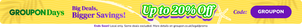 Unbeatable offers you won’t want to miss - Up to 20% off! Code: GROUPON