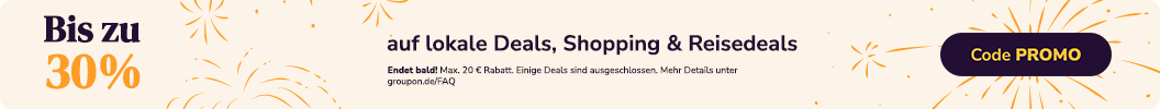 Bis zu 30% auf lokale Deals, Shopping & Reisedeals. Code: PROMO