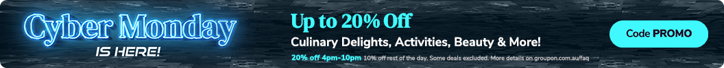 4pm-10pm - The biggest offers of the year are here! Get up to 20% off now!