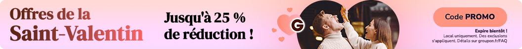 Rendez la Saint-Valentin inoubliable avec des réductions allant jusqu'à - 25% ! Code : PROMO