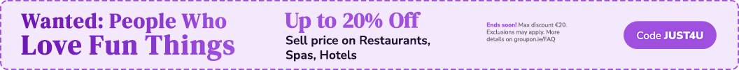Up to 20% Off on amazing experiences & trips for everyone! Code: JUST4U