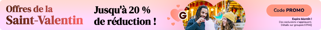 Rendez la Saint-Valentin inoubliable avec des réductions allant jusqu'à - 20% ! Code : PROMO