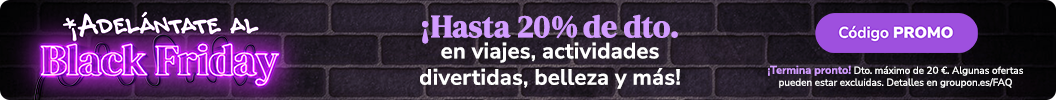 ¡Disfruta hasta un 20% de descuento extra en Viajes y Servicios! Código: PROMO