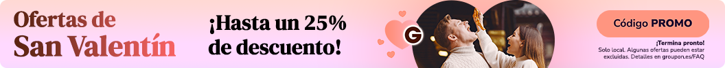 Haz este San Valentin inovildable con descuentos de hasta el 25%! Código: PROMO