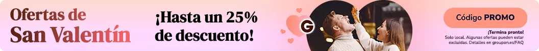 Haz este San Valentin inovildable con descuentos de hasta el 25%! Código: PROMO