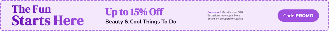 Up To 15% Off Beauty & Cool Things To Do! Code: PROMO