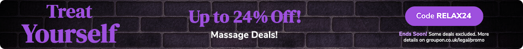 Treat yourself to ultimate relaxation with 24% off Massage deals! Code: RELAX24