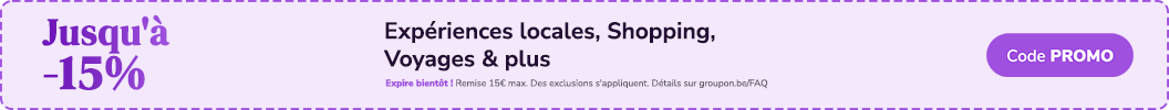 Jusqu'à -15% sur tout le site. Code: PROMO