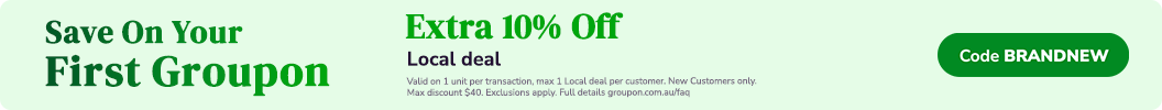 Save On Your First Groupon! 10% off a Local deal with code BRANDNEW. New customers only