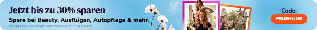 Spare bis zu 30%! Code: FRUEHLING