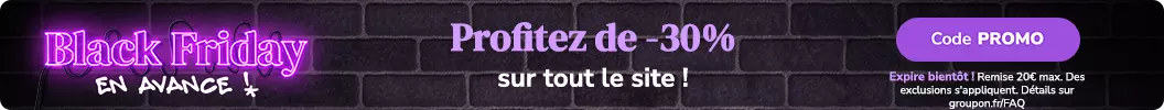 Meilleures offres pour les lève-tôt : économisez jusqu'à 30% ! Code : PROMO