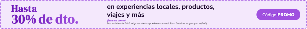 ¡Hasta 30% de dto. en toda la página! Código: PROMO