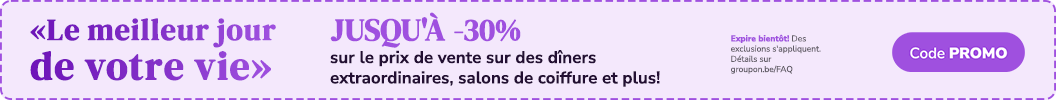 JUSQU'À -30% sur les restaurants et plus ! Code : PROMO