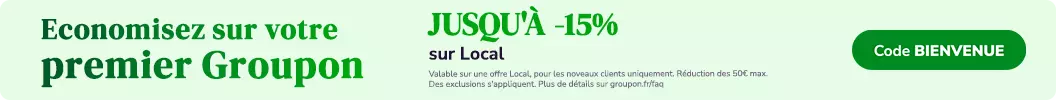 -15% sur Local avec le code BIENVENUE. Pour les nouveaux clients uniquement