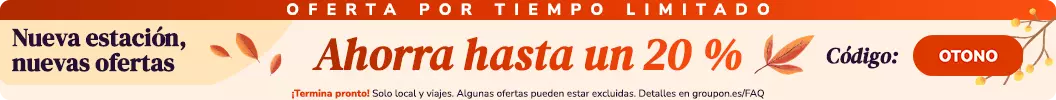Oferta por tiempo limitado – ahorra hasta un 20 %. Código: OTONO