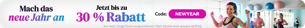 Jetzt bis zu 30 % Rabatt! Code: NEWYEAR