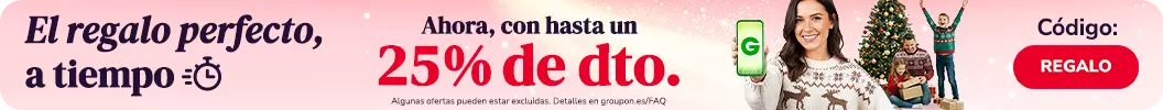 Ahora, con hasta un 25 % de descuento! C&oacute;digo: REGALO