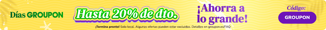 Tu mejor verano empieza aquí: Save Up to 20% Off! Código: GROUPON