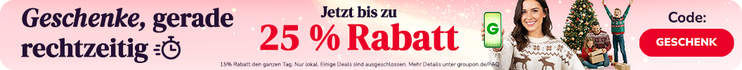 16-22h - Jetzt bis zu 20% Rabatt. Code: GESCHENK