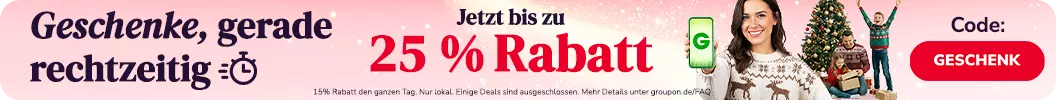 16-22h - Jetzt bis zu 20% Rabatt. Code: GESCHENK