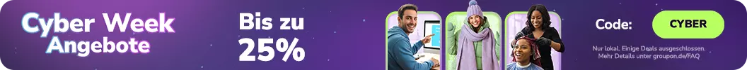 Heute bis zu 25 % Rabatt. Code: CYBER
